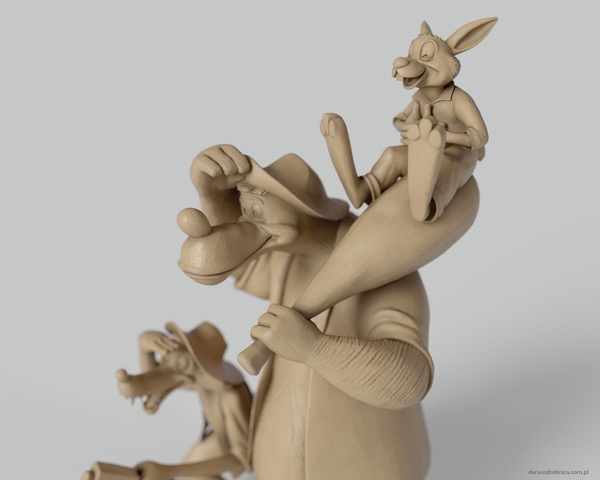 Brer Bear high poly sculpt