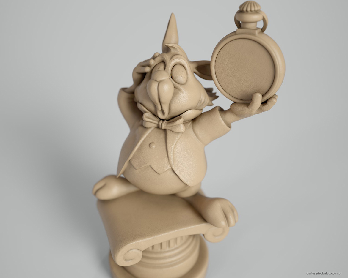 White Rabbit high poly sculpt