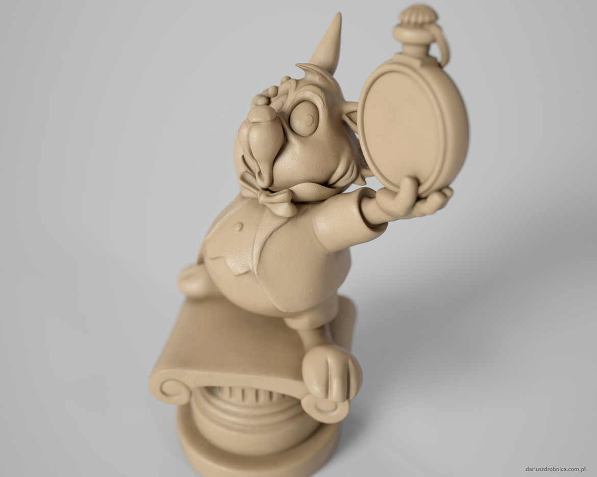 White Rabbit high poly sculpt