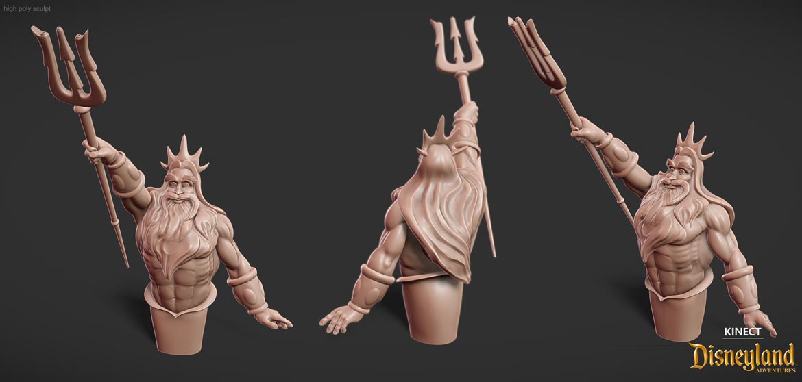 triton high poly sculpt