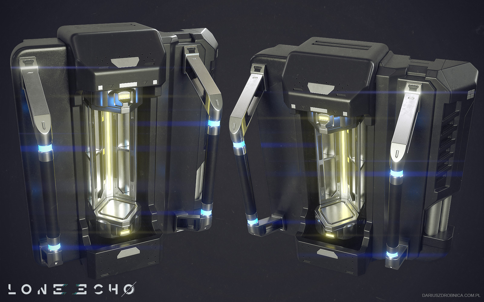 Lone Echo - Hard surface props