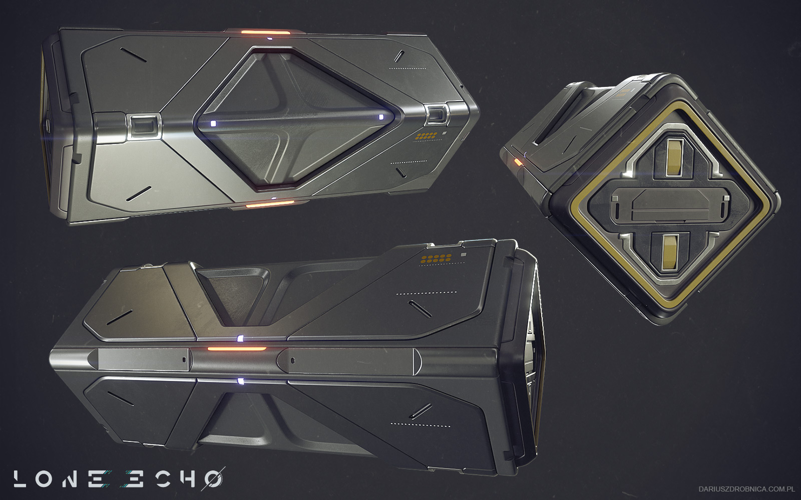 Lone Echo - Hard surface props