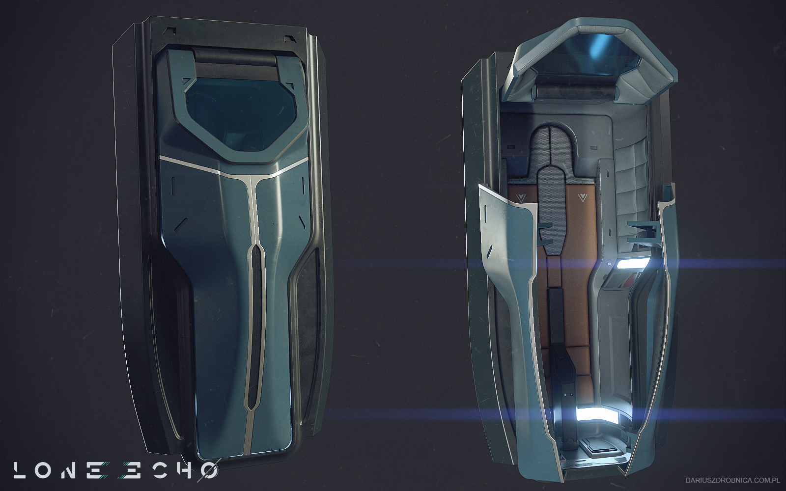 Lone Echo - Hard surface props