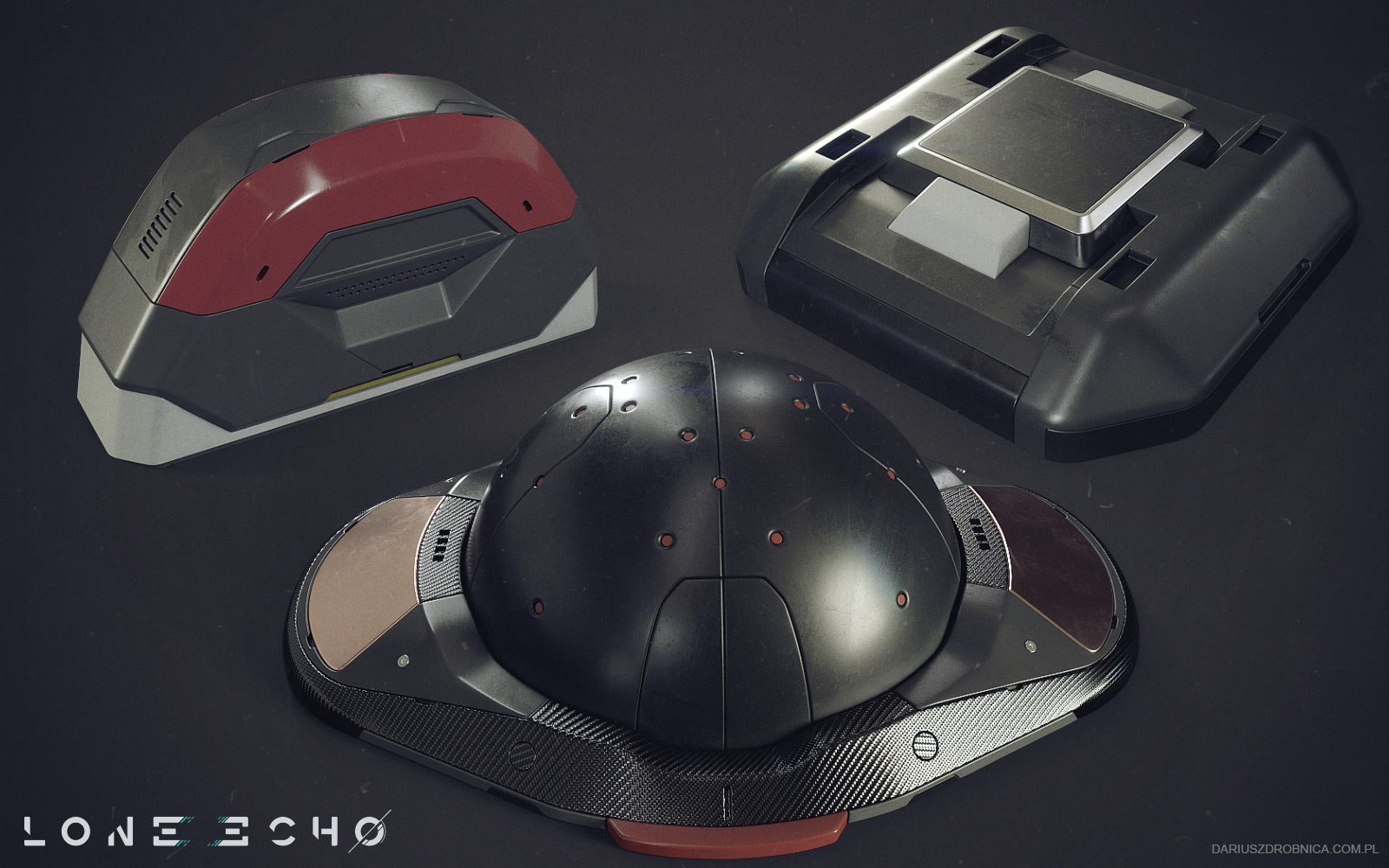 Lone Echo - Hard surface props