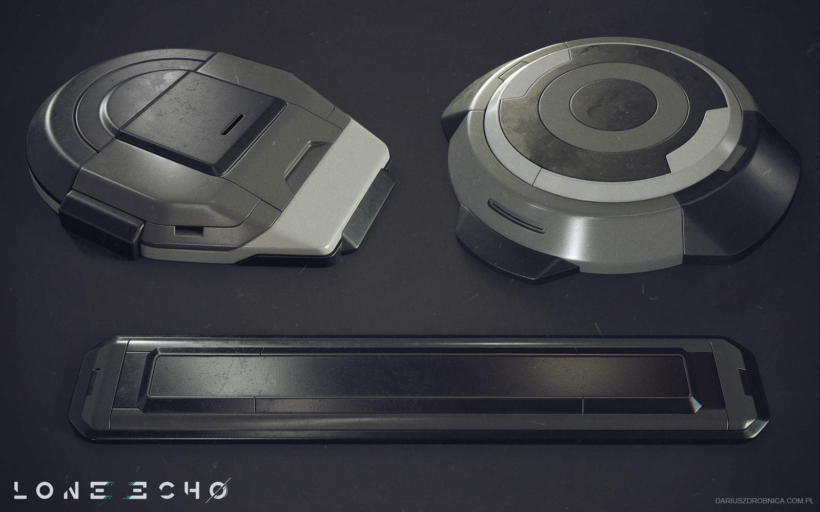 Lone Echo - Hard surface props